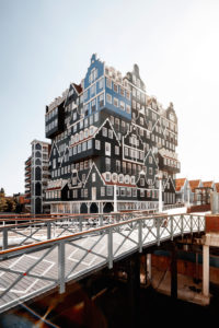 Hotel with exceptional architecture in Zaandam near Amsterdam, Netherlands Hotel with exceptional architecture in Zaandam near Amsterdam, Netherlands